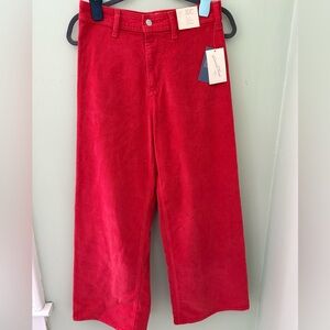 NWT Universal Thread High Raise Sailor Corduroy Wide Leg Size 6